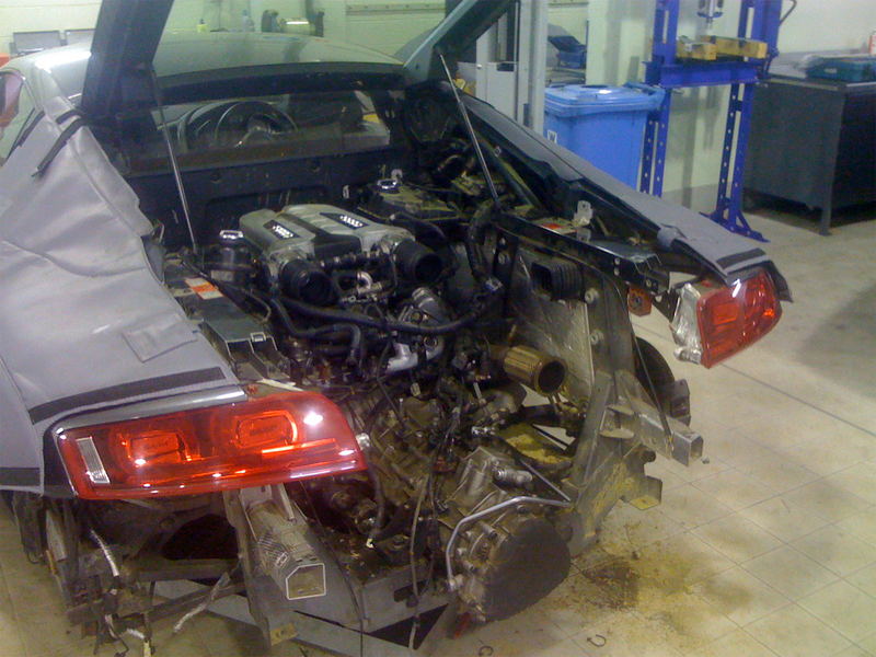 Illustration for article titled Audi R8: Supercar Teardown